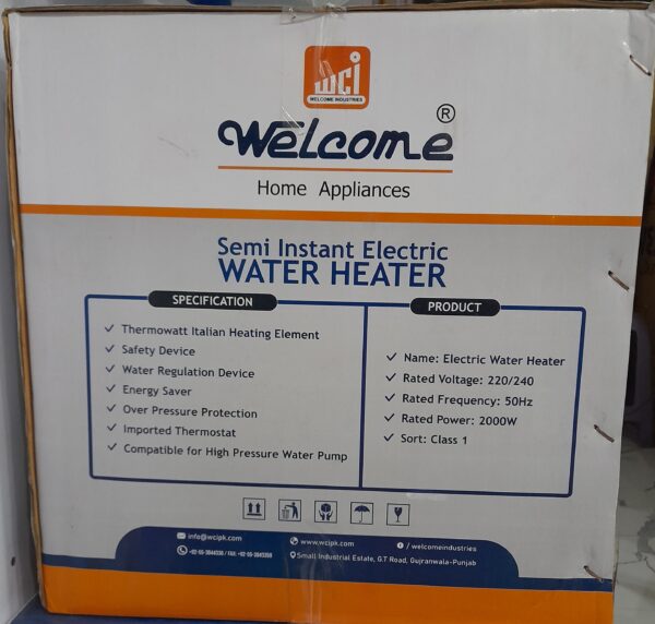 Electric Water Heater Specifications
